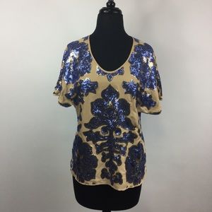 Tracy Reese x Target NEW Sequin Blouse